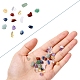 100g 7 perles de pierres précieuses mélangées naturelles de style G-YW0001-06-6