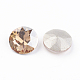 Apuntado hacia atrás & dorso plateado Diamante de imitación de cristal Cabujones RGLA-J012-8mm-001GS-2