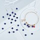 Brins de perles de lapis-lazuli synthétiques arricraft G-AR0002-39-4