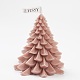 Weihnachtsbaumförmige aromatherapie rauchlose kerzen DIY-C001-07A-1