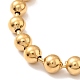 Vacuum Plating 304 Stainless Steel Ball Chain Necklace & Bracelet Set STAS-D181-01G-01A-5