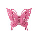 Hollow Butterfly Shape Plastic Large Claw Hair Clips PW-WG59392-05-1