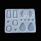 Серьги-подвески своими руками силиконовые Молды X-DIY-L021-67-2