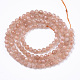 Chapelets de perles de sunstone naturelle naturelles G-R462-036-2
