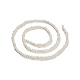 Perle coltivate d'acqua dolce perla naturale X-PEAR-D050-1-2