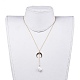 Colliers à pendentif perle keshi perle baroque naturelle NJEW-JN02493-5
