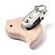 Clip porta ciuccio in legno di faggio WOOD-T015-06-01-3