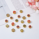 DICOSMETIC 42Pcs 7 Style Alloy Enamel Beads FIND-DC0002-36-3