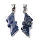 Pendentifs en lapis lazuli naturel G-C057-01P-07-2