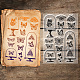 Globleland transparente Stempel mit Schmetterlingsmuster DIY-WH0448-0169-4