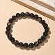 Natürliche golden glänzende Obsidian Perlen Stretch Armbänder&nbsp;BJEW-K212-B-020-2