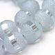 Chapelets de perles en verre électroplaqué EGLA-S131-8mm-A03-3