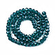 Electroplate Glass Beads Strands EGLA-A034-T6mm-B25-2