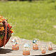デロリジン ガラスドームクローシュ 5 セット  家庭用コルクベース付きガラス丸型ドーム  オフィス  庭園  結婚式の目玉  内径：0.43インチ  0.64インチ  0.8インチ  0.9インチ AJEW-DR0001-08-7