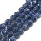 Synthetic Sesame Jasper/Kiwi Jasper Beads Strands G-S300-127-10mm-1