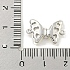 Подвески-бабочки из латуни с прозрачным кубическим цирконием KK-Q820-38P-3
