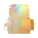 レーザースタイルの紙のギフトボックス  長方形  ゴールデンロッド  完成品：20x14.5x4.35cm CON-G014-01A-3