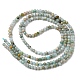 Brins de perles d'amazonite de fleurs naturelles G-C052-02-3