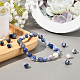 CHGCRAFT 4 Strands Natural Sodalite Beads Strands G-CA0001-11-4