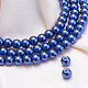 Benecreat 400 pièce 6 mm perle de verre teintée environnementale perle ronde perle pour la fabrication de bijoux avec récipient à perles HY-BC0001-6mm-RB069-5
