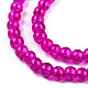 Chapelets de perles en verre craquelé X-CCG-Q001-4mm-08-2