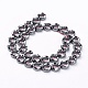 Non-magnetic Synthetic Hematite Beads Strands G-Q895-9-2