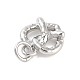 Подвески в форме сердца из латуни KK-M293-01P-2