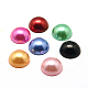 Half Round Domed Imitated Pearl Acrylic Cabochons OACR-H001-6x3mm-1