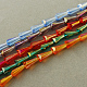 Electroplate Glass Beads Strands EGLA-Q036-M-1