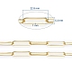 Soldered Brass Paperclip Chains CHC-G005-12G-3