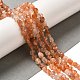 Natürliche sunstone Perlen Stränge&nbsp;G-L608-A04-01-2