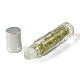 Botellas de bola de rodillo de cuentas de chip de piedras preciosas AJEW-H101-01-3