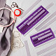 GLOBLELAND 2 Sets 34 50 Positions Floss Organizer Embroidery Shelf Thread Organizer for Cross Stitch Embroidery Thread Craft DIY Sewing Storage with 8Pcs Replaceable Label Stickers Blue Violet FIND-GL0001-57-4