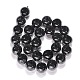Tourmaline noire naturelle chapelets de perles G-H1603-16mm-5