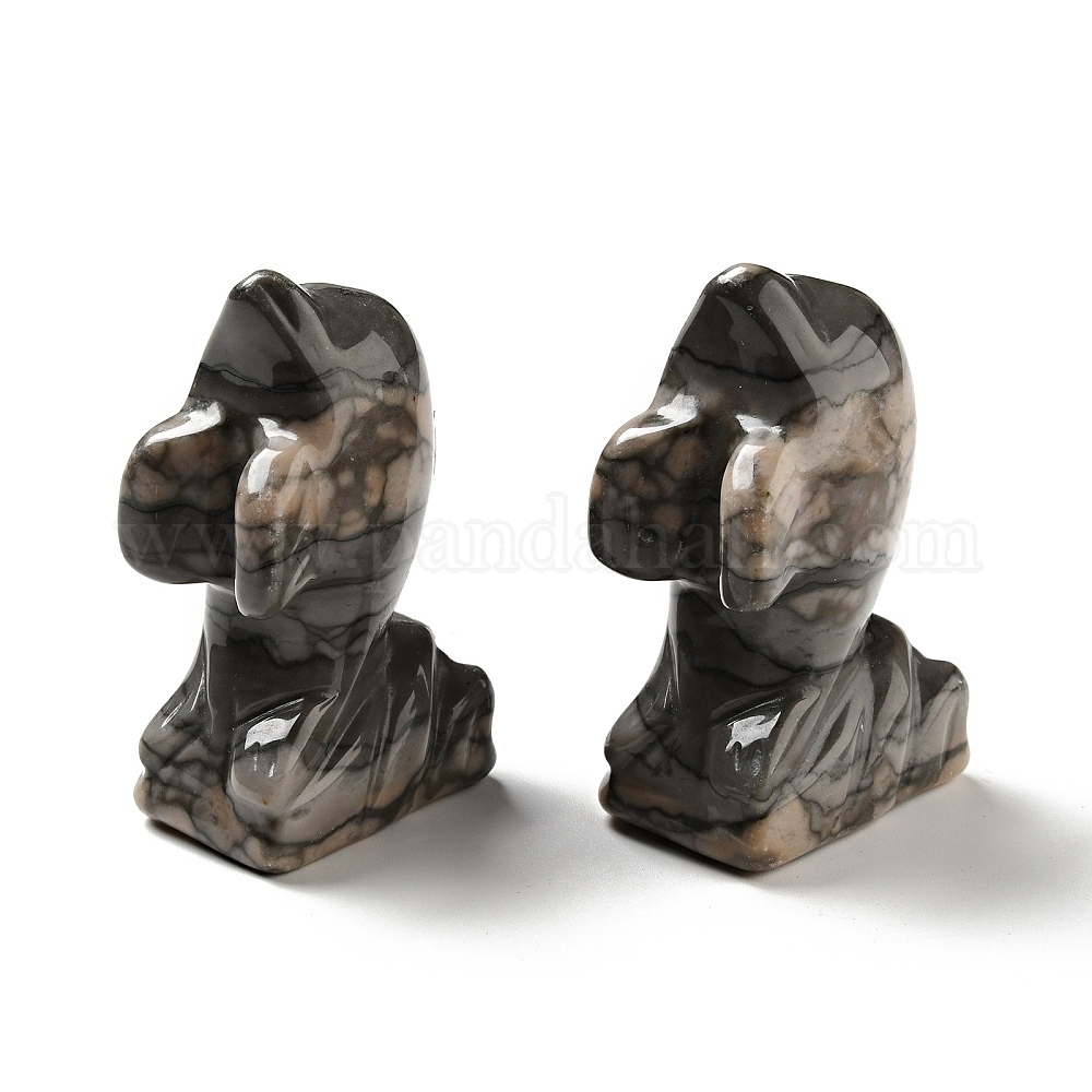 Wholesale Natural Plum Blossom Jade Figurines