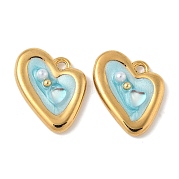 Подвески из нержавеющей стали 304 с эмалью STAS-U057-30G