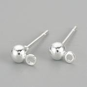 Железные шарики серьги KK-R071-09S