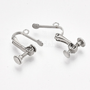 304 Stainless Steel Screw Clip Earring Converter STAS-S079-82