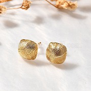 Серьги-гвоздики из латуни EJEW-Z083-04G