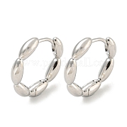 Brass Hoop Earrings EJEW-L211-010I-P