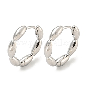 Латунные серьги обруча EJEW-L211-010I-P