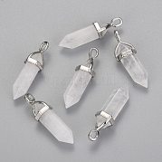 Кулоны с острым концом из натурального кристалла кварца G-F295-04G
