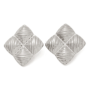 Серьги из нержавеющей стали 304 с защитой от потускнения STAS-S146-15P