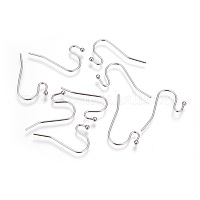 Pandahall Pandahall 300pcs Surgical Stainless Steel Earring Hooks with Ball  End 22x12x2mm Fish Ear Wire for Jewelry Making : : Jewellery
