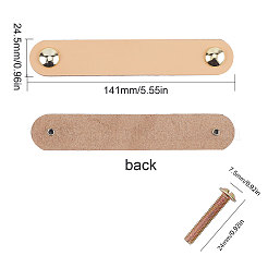 Pu Ledertürgriffe&nbsp;FIND-WH0052-52C