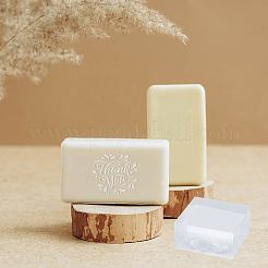 Klare Seifenstempel aus Acryl&nbsp;DIY-WH0441-004