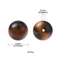 Fili di perline di occhio di tigre naturale&nbsp;G-YW0001-56C