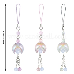 Decorazioni pendenti in acrilico 3 pz 3 colori&nbsp;MOBA-SZ0001-10