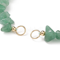 Herstellung von Perlenarmbändern aus natürlichen getrommelten Edelsteinsplittern&nbsp;AJEW-JB01138