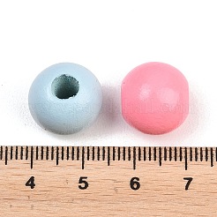 80 Stück 4 Farben Naturholzperlen&nbsp;WOOD-YW0001-35